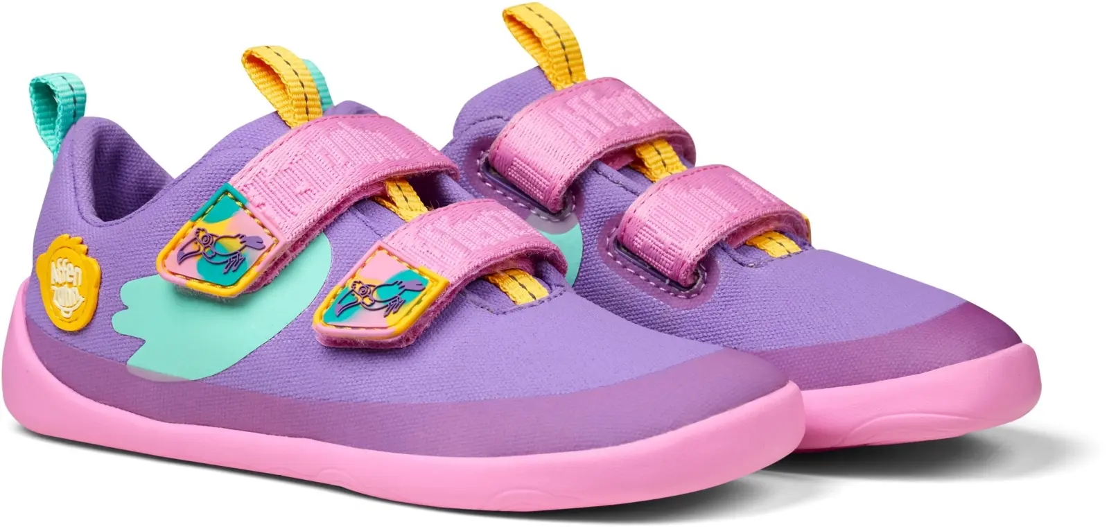Dětské barefoot boty Affenzahn Sneaker Cotton Lucky Creative Toucan 32