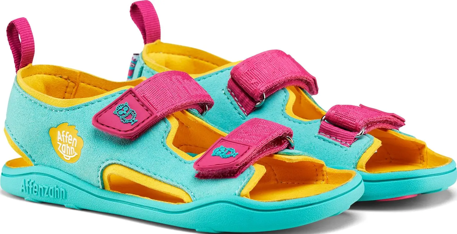 Dětské barefoot sandály Affenzahn Sandal Vegan Airy Owl 24