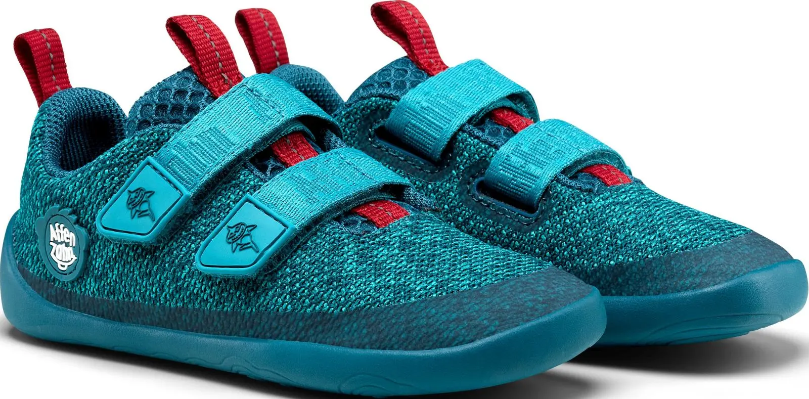 Dětské barefoot boty Affenzahn Sneaker Knit Happy Shark 32