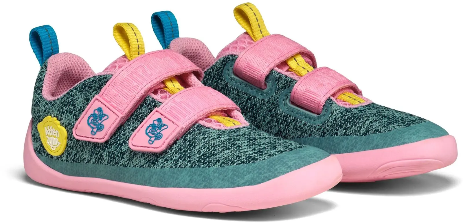 Dětské barefoot boty Affenzahn Sneaker Knit Happy Chameleon 29