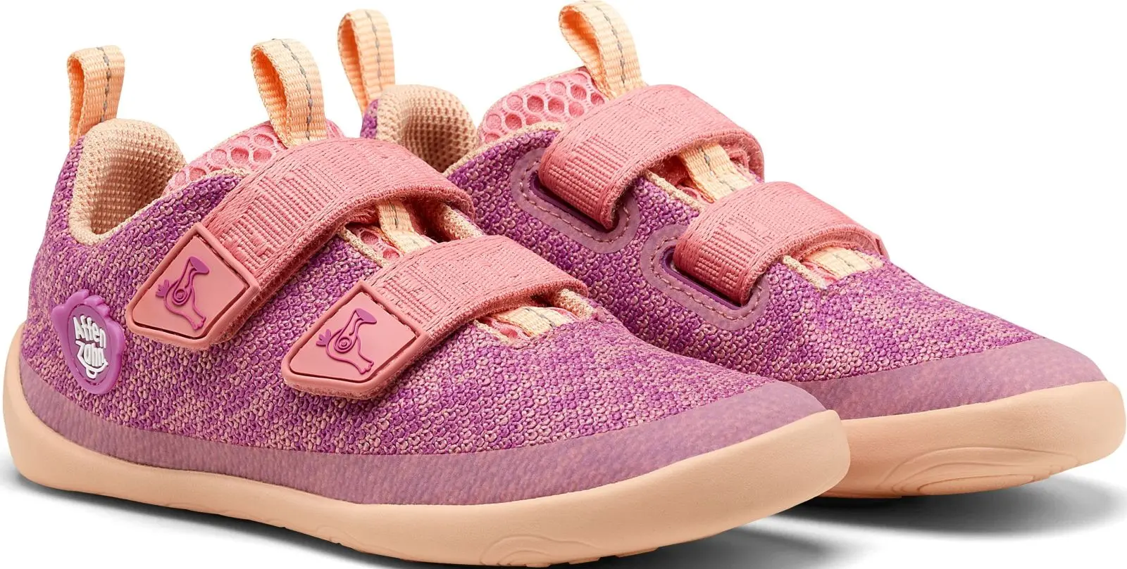 Dětské barefoot boty Affenzahn Sneaker Knit Happy Flamingo 31