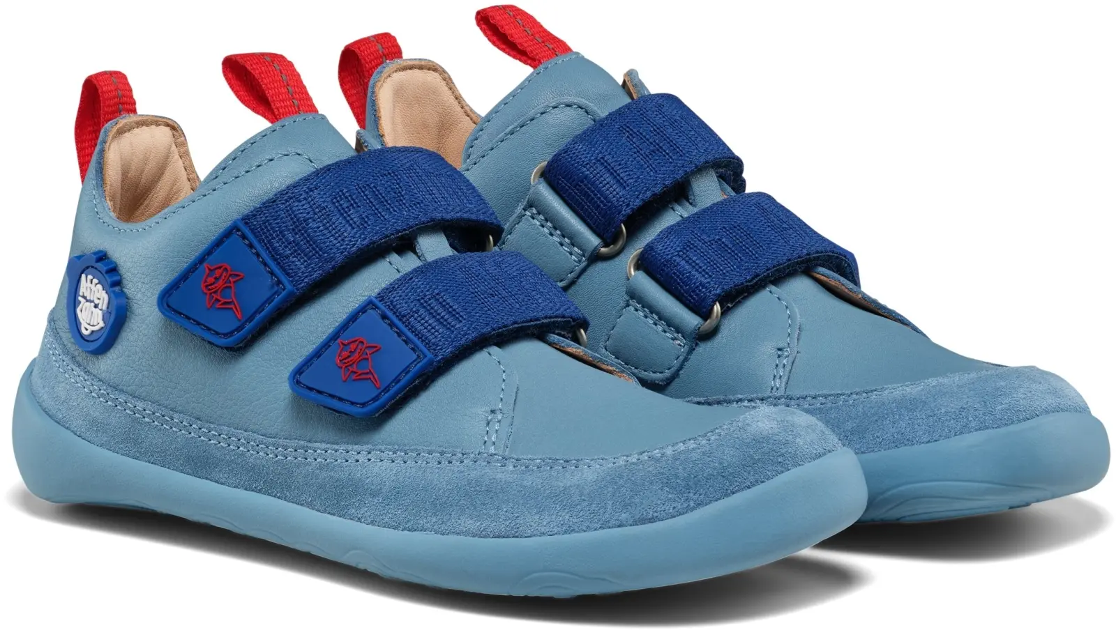 Dětské barefoot boty Affenzahn Sneaker Leather Buddy Shark 22