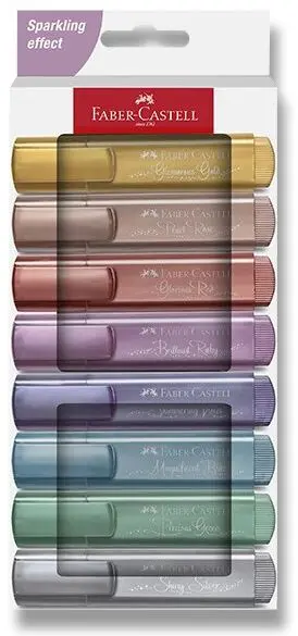 Zvýrazňovač Faber-Castell TL 46 Metallic 8ks