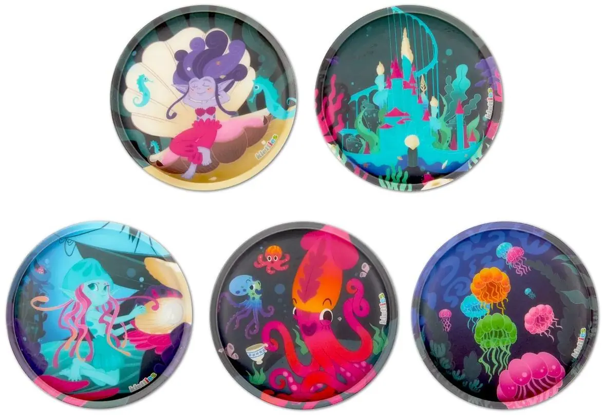 Sada ozdob na batoh Ergobag Kletties Set - Underwater Fairies uni