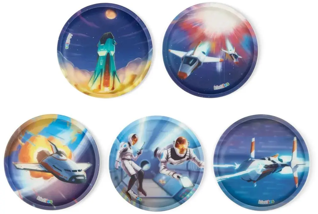Sada ozdob na batoh Ergobag Kletties Set - Star Battle uni