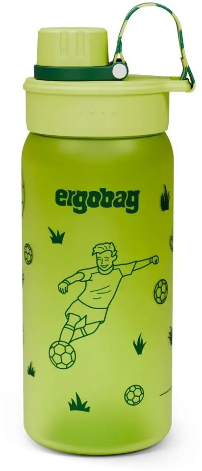 Dětská láhev Ergobag Bottle - Soccer uni