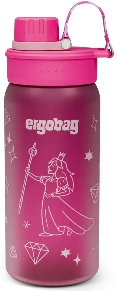 Dětská láhev Ergobag Bottle - Queen uni