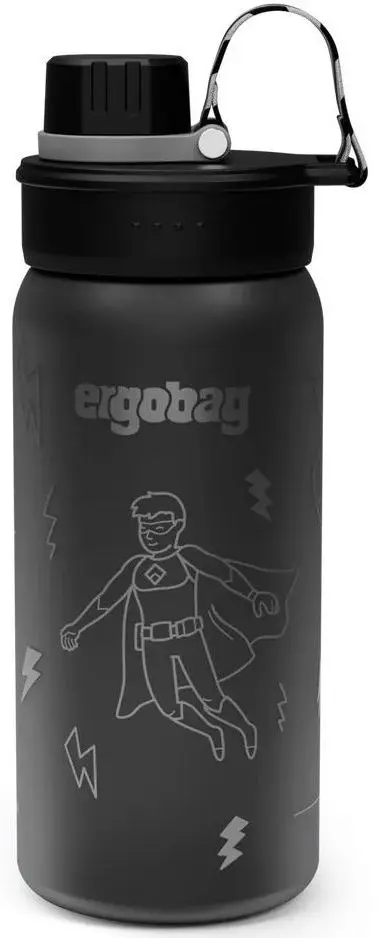 Dětská láhev Ergobag Bottle - Superhero uni