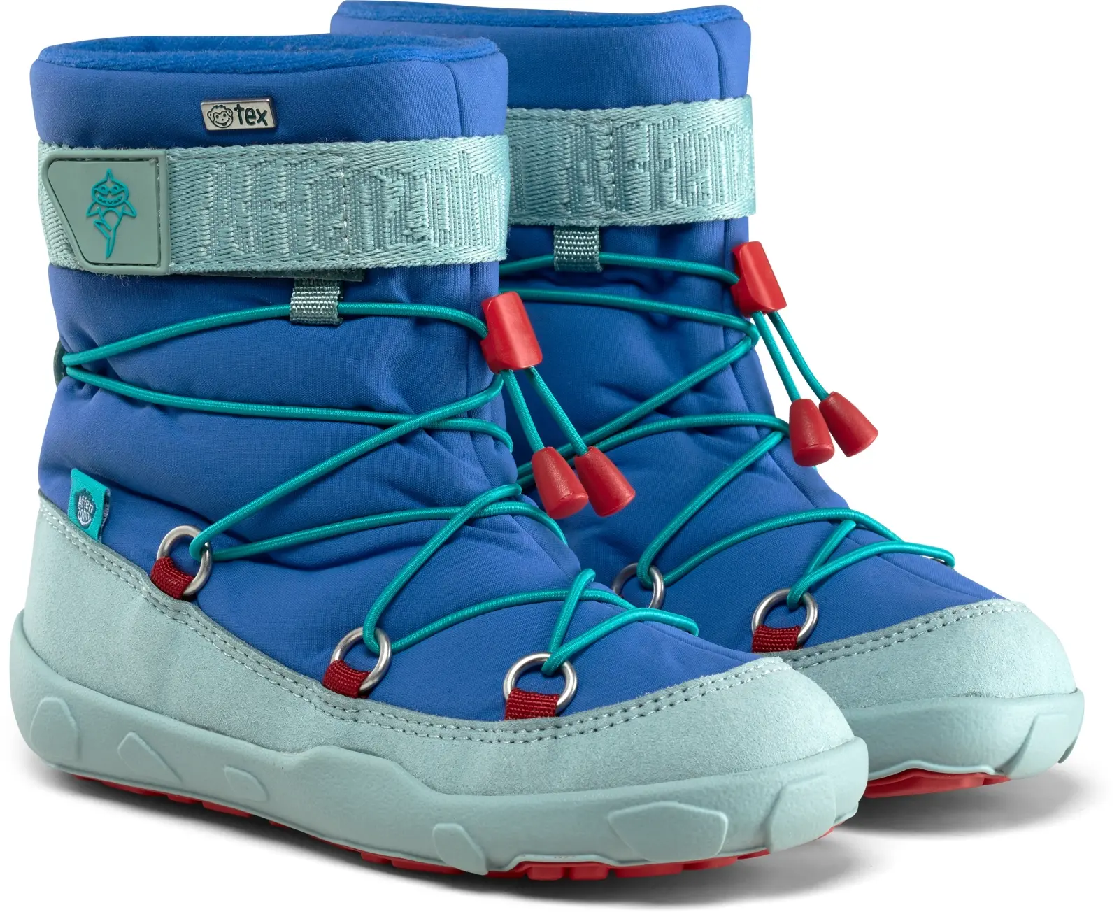 Dětské barefoot sněhule Affenzahn Snow Boot Vegan Snowy Shark 21
