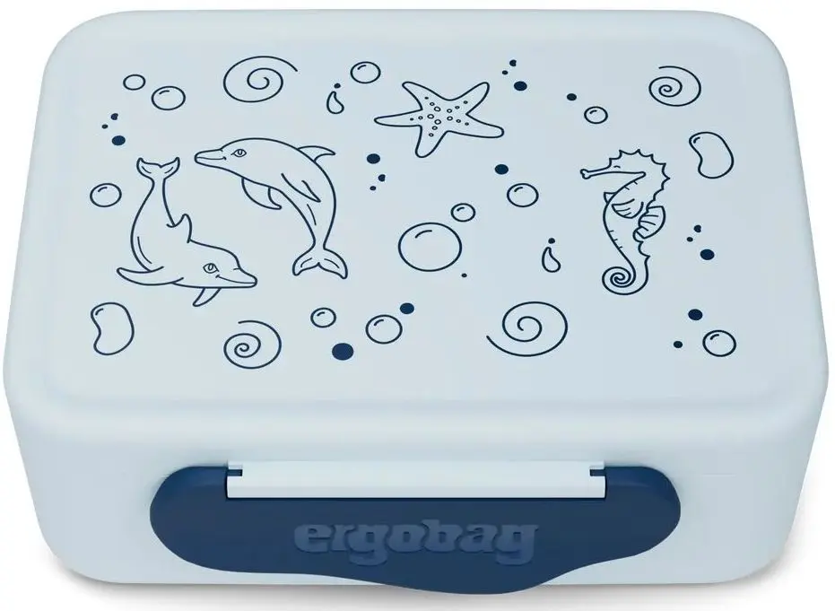 Svačinový box Ergobag Plastic Lunchbox - Dolphin uni