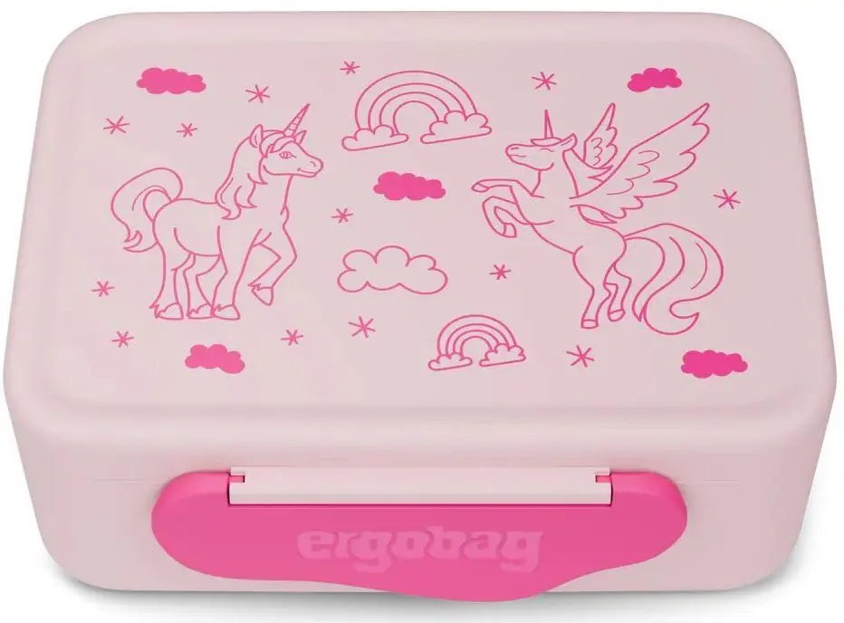 Svačinový box Ergobag Plastic Lunchbox - Unicorn uni