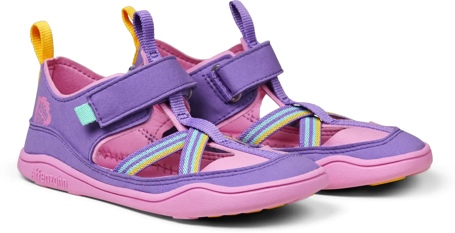 Dětské barefoot sandály Affenzahn - Sandal Vegan Breezy Creative Toucan Velikost: