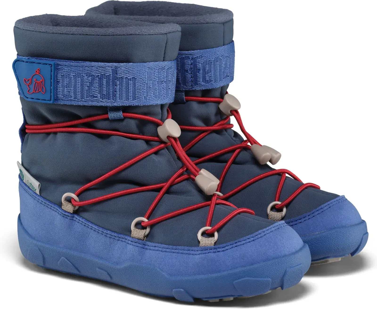 Dětské barefoot sněhule Affenzahn Winter Boot Vegan Snowy - Whale 32