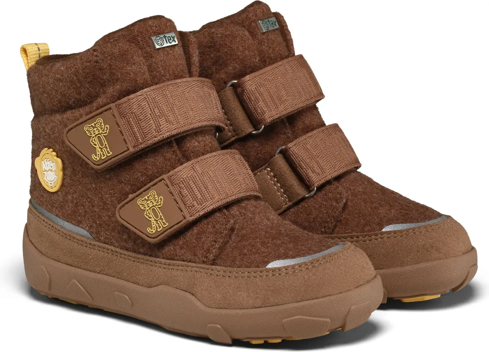 Dětské barefoot zimní boty Affenzahn Winter Boot Wool Comfy - Tiger 29