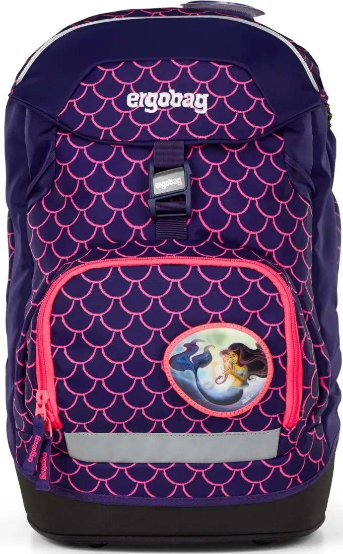 Školní batoh pro prvňáčky Ergobag Prime Fluo růžový