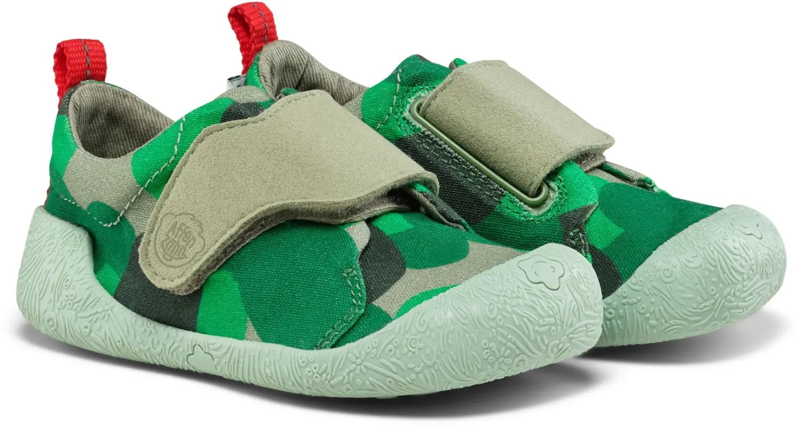 Dětské barefoot boty Affenzahn Prewalker Cotton Smally - Frog 19