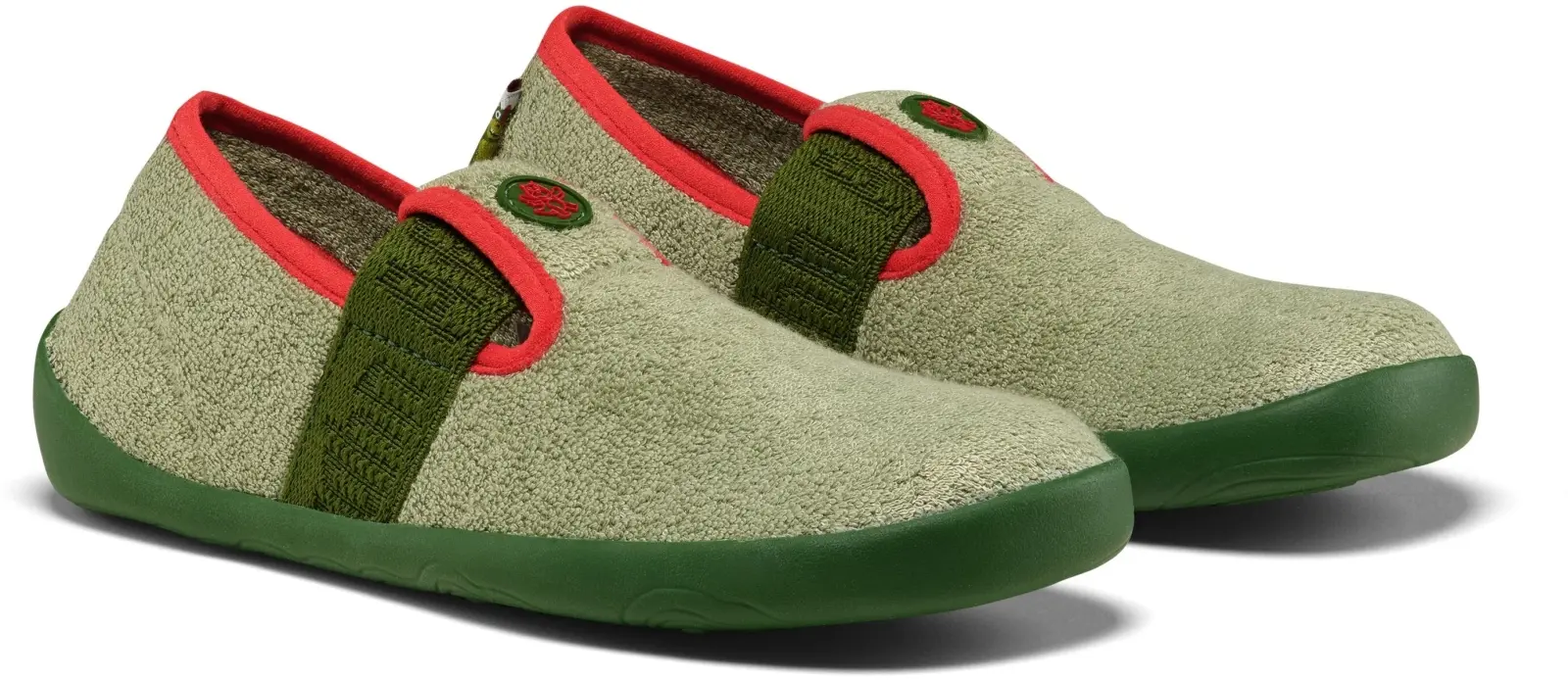 Dětské nazouvací barefoot boty Affenzahn Slipper Vegan Dreamy Dragon 24