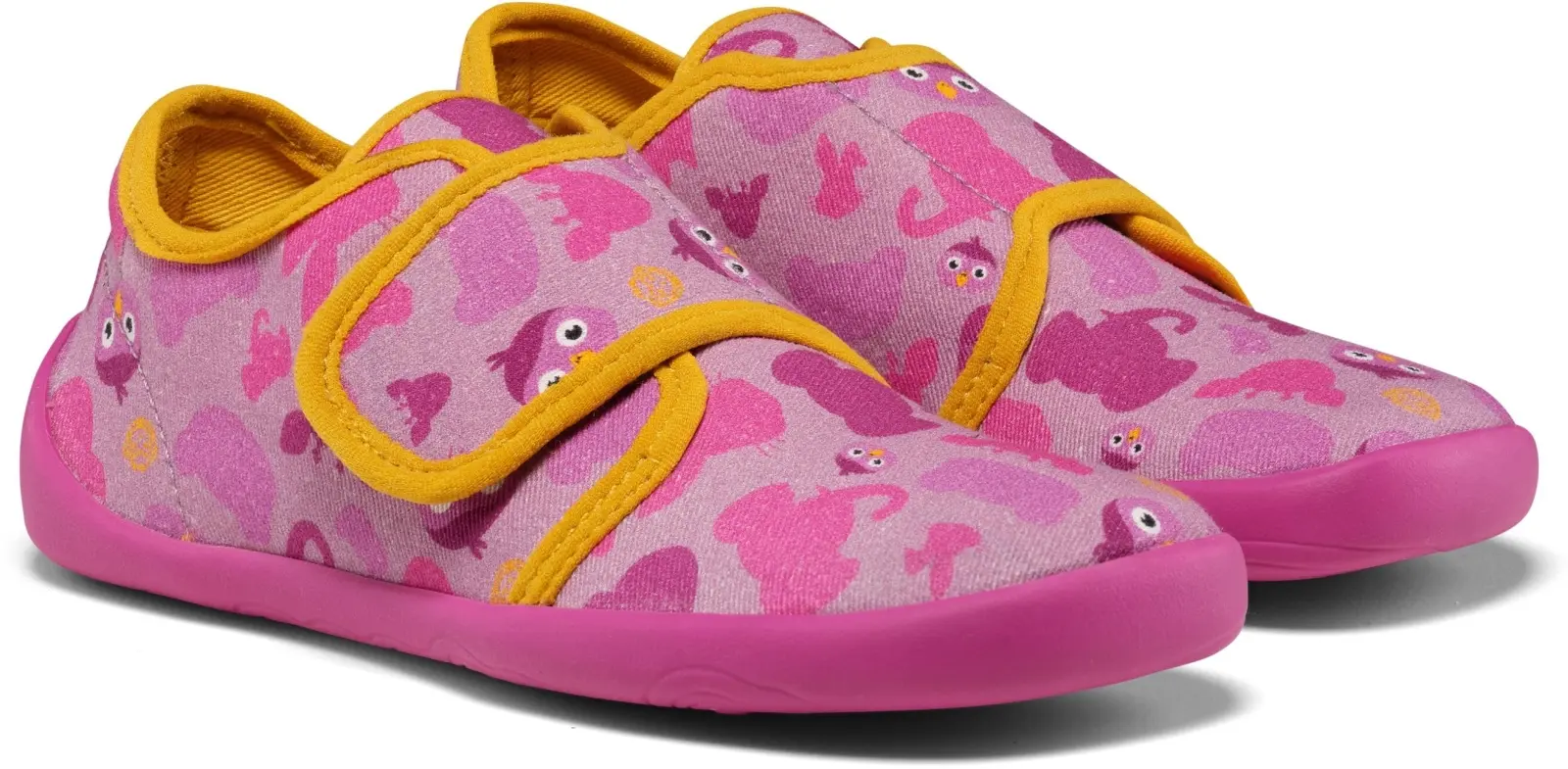Dětské nazouvací barefoot boty Affenzahn Slipper Cotton Movy Bird 22