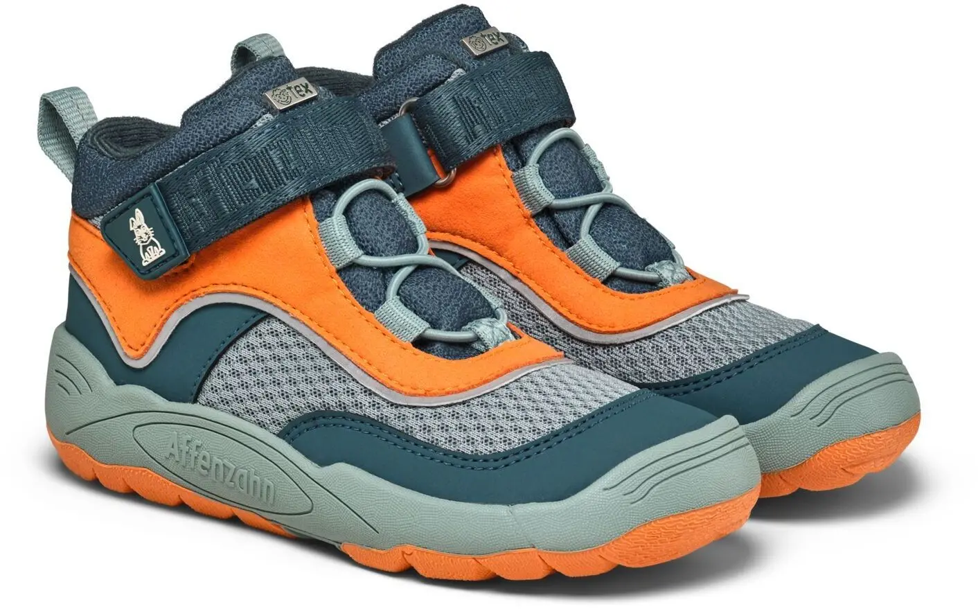 Dětské barefoot kotníkové boty Affenzahn Low Boot Vegan Explory - Bunny 30