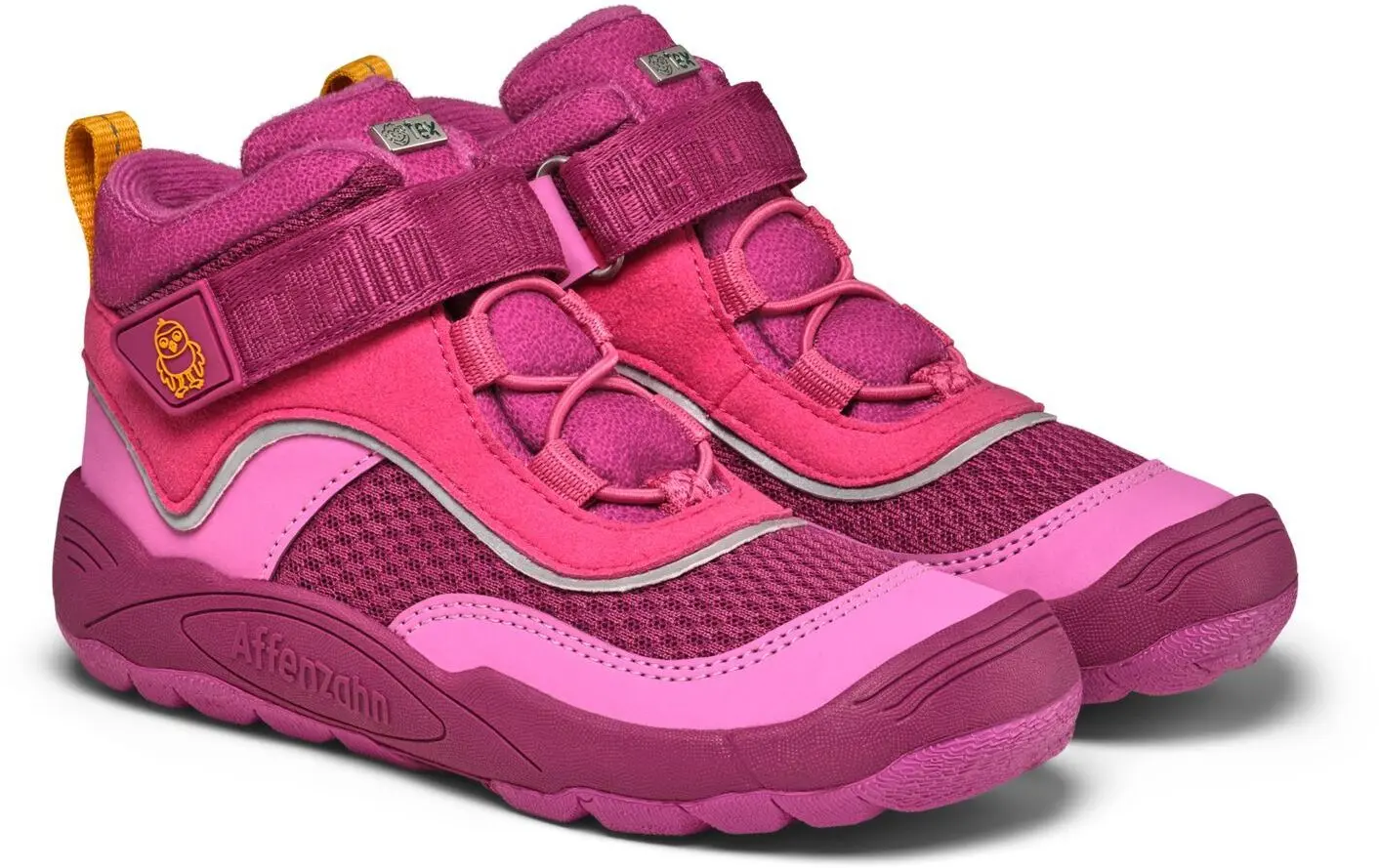 Dětské barefoot kotníkové boty Affenzahn Low Boot Vegan Explory - Bird 32