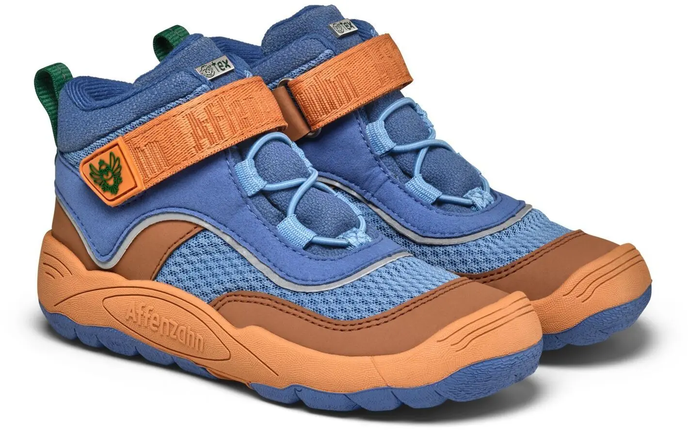 Dětské barefoot kotníkové boty Affenzahn Low Boot Vegan Explory - Bird of Paradise 34