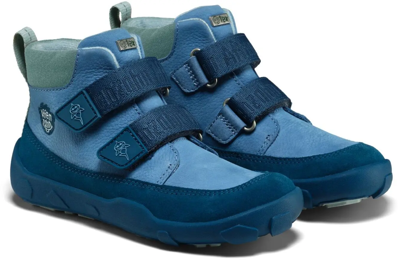 Dětské barefoot kotníkové boty Affenzahn Low Boot Leather Friendy - Shark 31