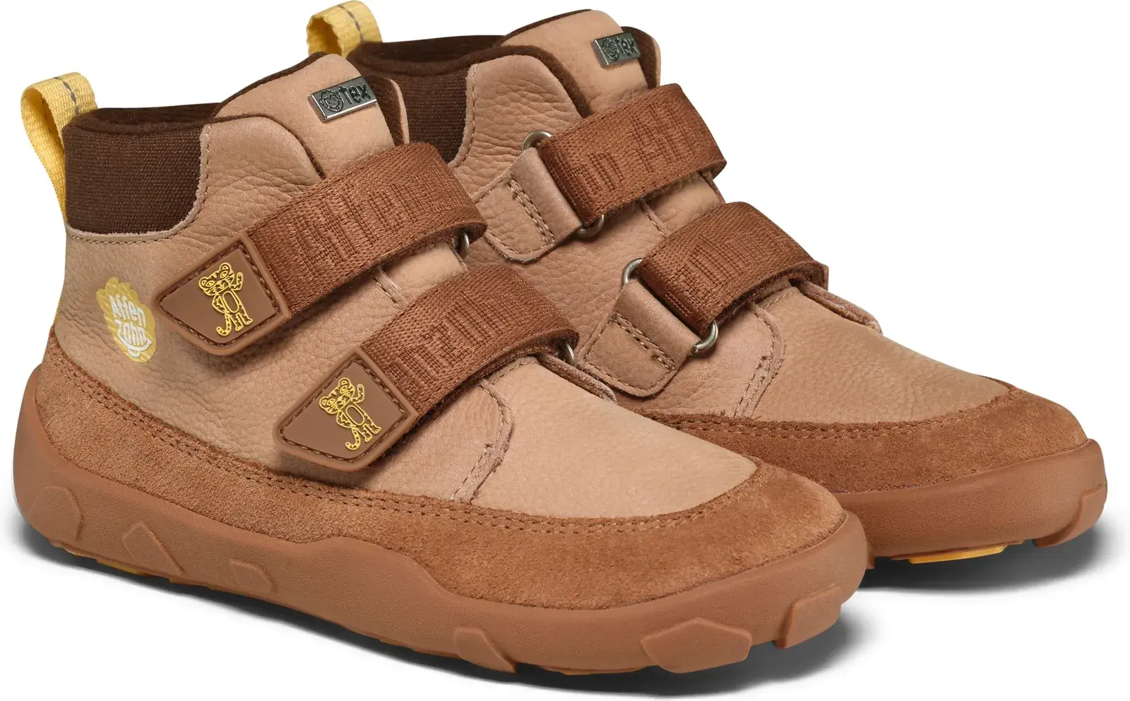 Dětské barefoot kotníkové boty Affenzahn Low Boot Leather Friendy - Tiger 24
