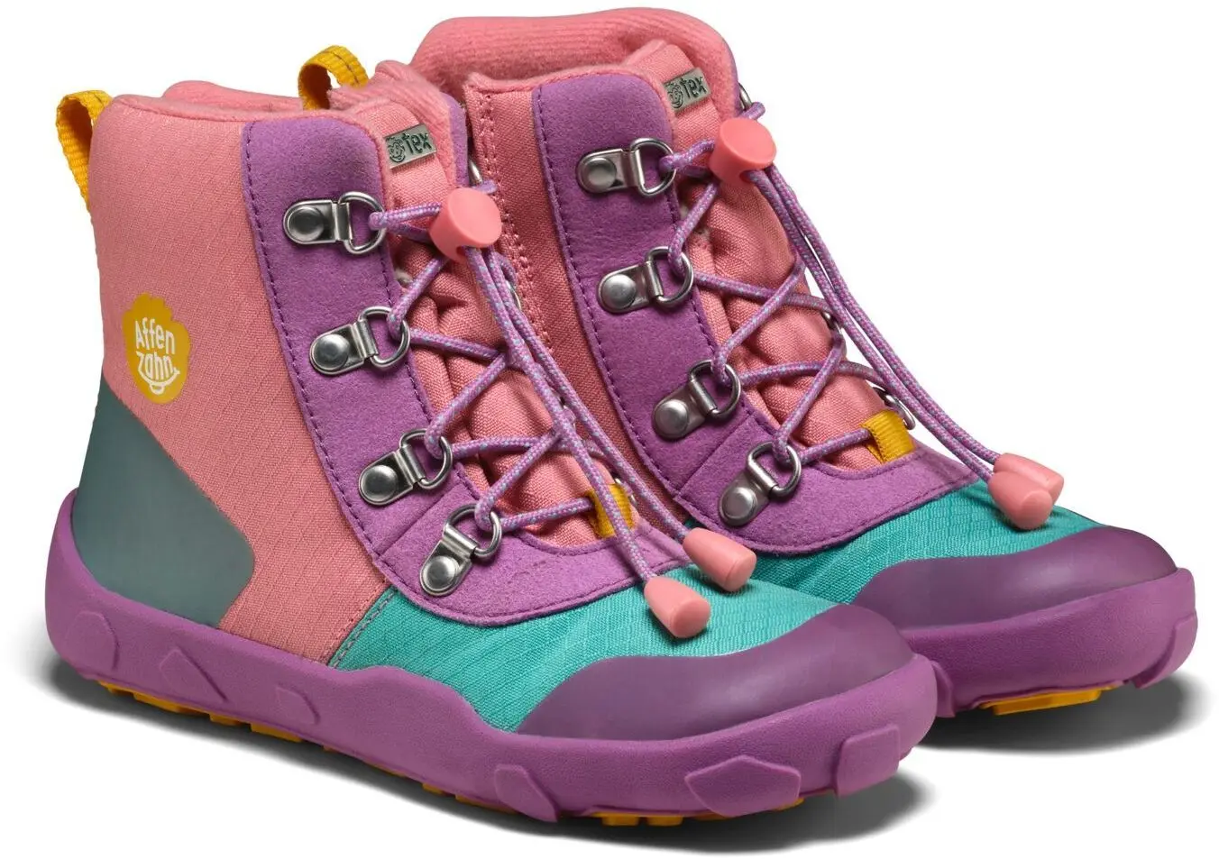 Dětské barefoot zimní boty Affenzahn Mid Boot Vegan Discovy - Owl 29