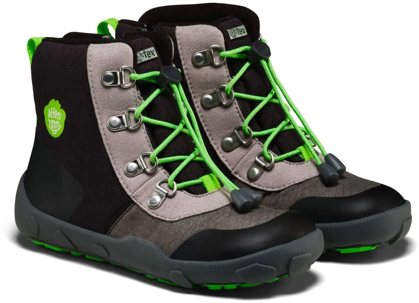Dětské barefoot zimní boty Affenzahn Mid Boot Vegan Discovy - Panther 26