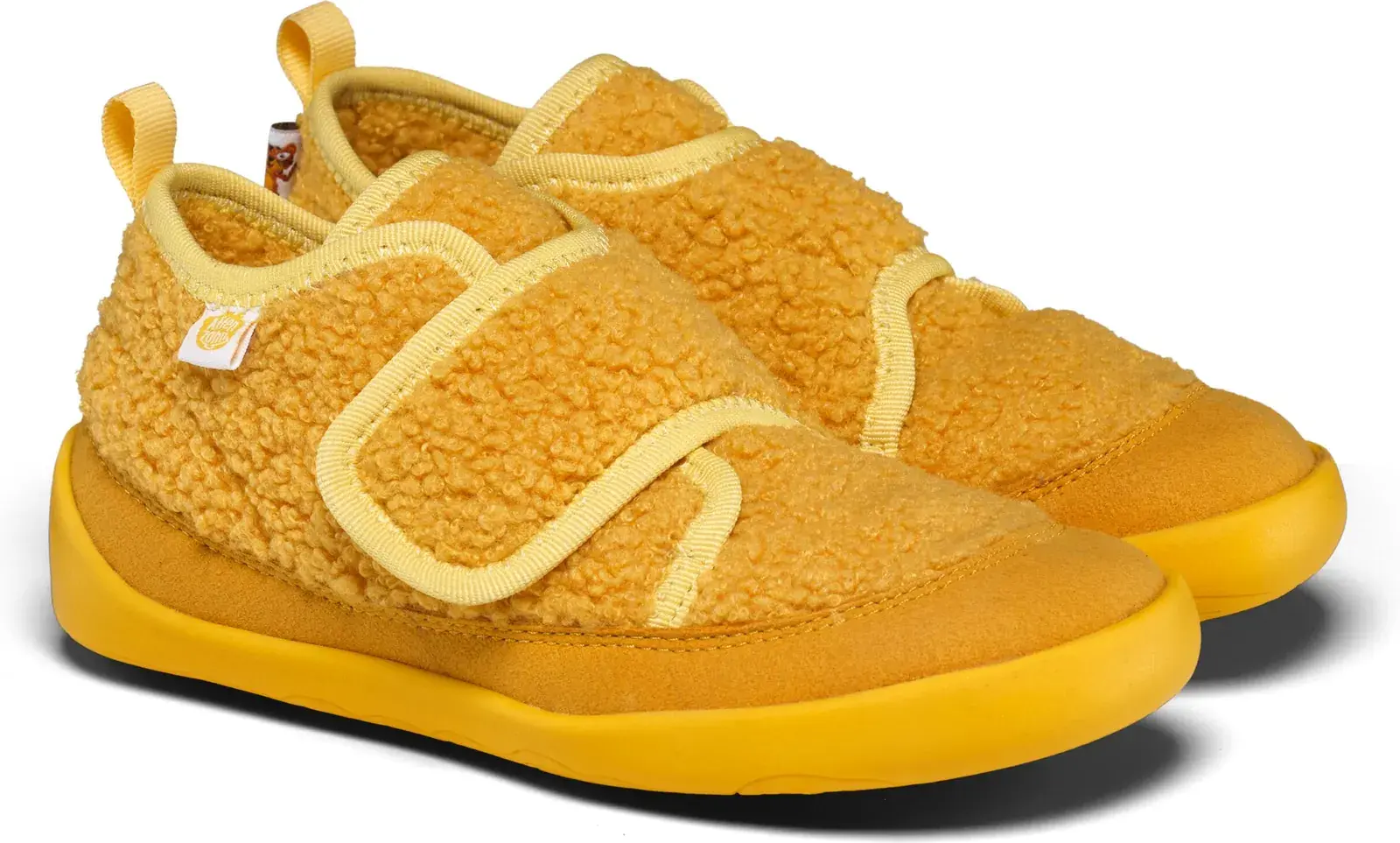 Dětské nazouvací barefoot boty Affenzahn Slipper Vegan Fleecy - Tiger 25