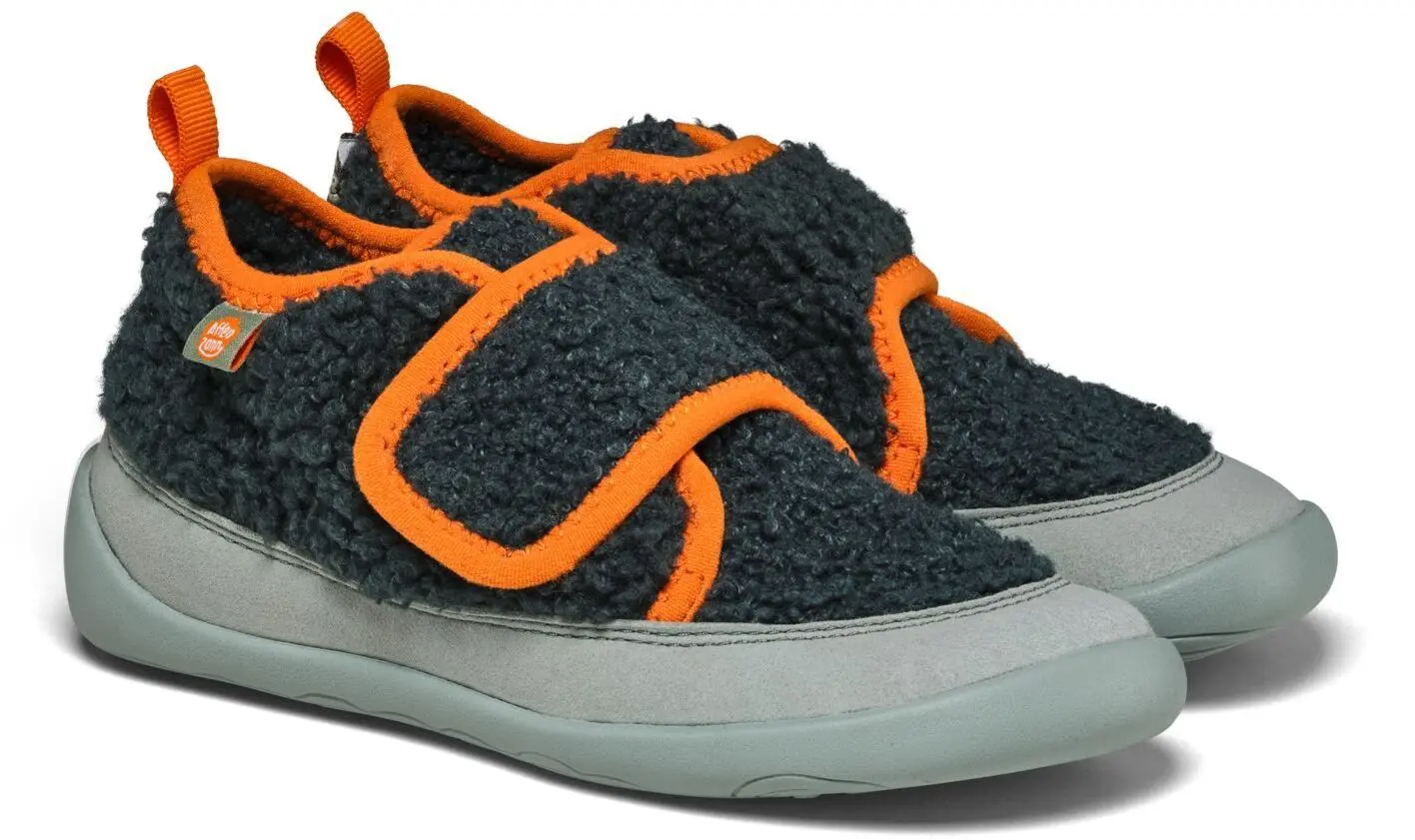 Dětské nazouvací barefoot boty Affenzahn Slipper Vegan Fleecy - Bunny 23