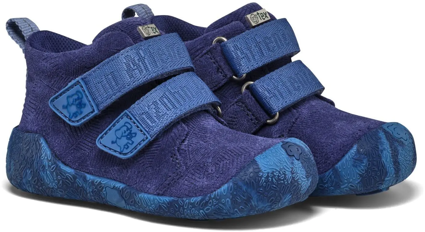 Dětské barefoot botičky Affenzahn Prewalker Low Boot Leather Talky - Elephant 20