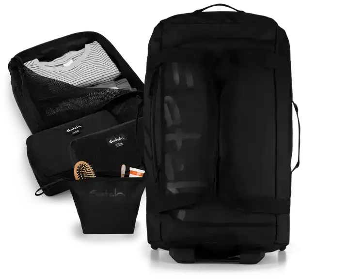 Cestovní sada Satch Quest Travel Bag Set - Jet Black uni