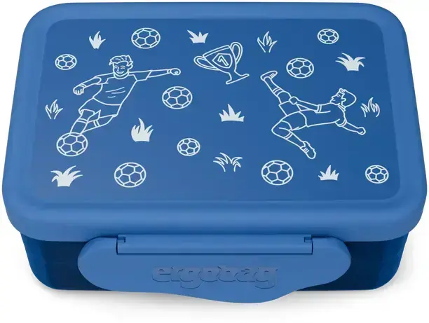 Svačinový box Ergobag Stainless Steel Lunchbox - Soccer uni
