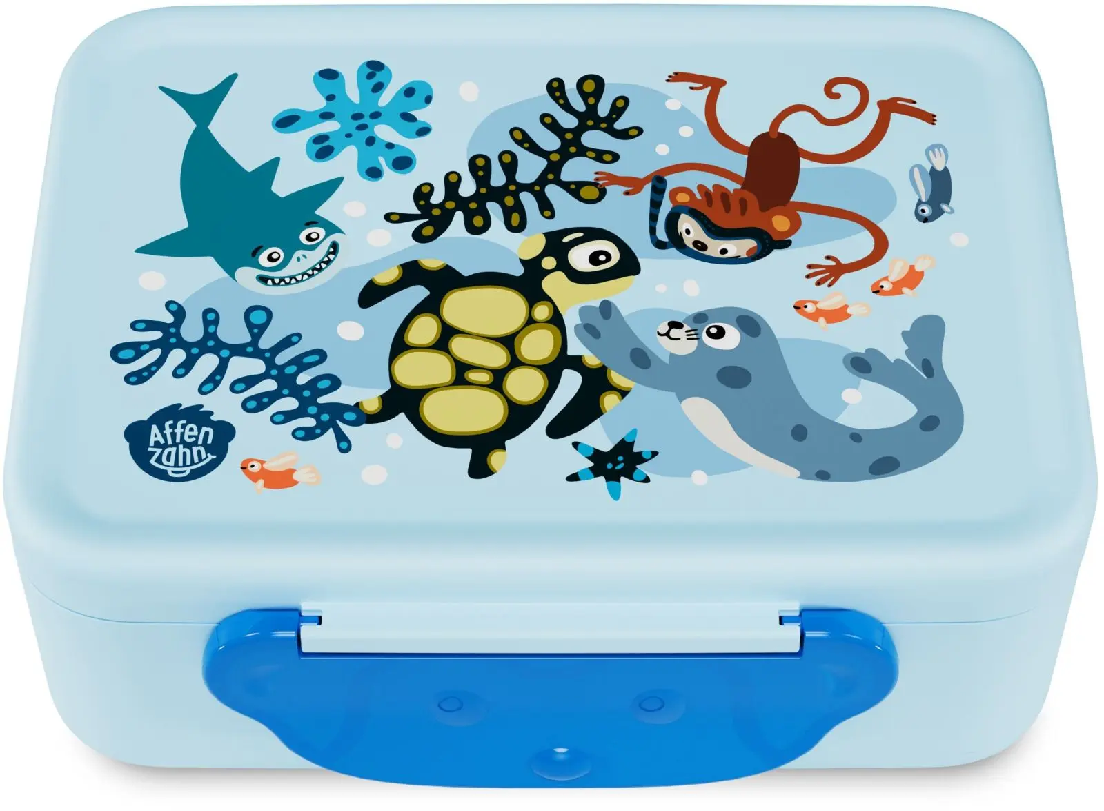 Svačinový box Affenzahn Plastic Lunchbox - Unbelievable underwater world uni