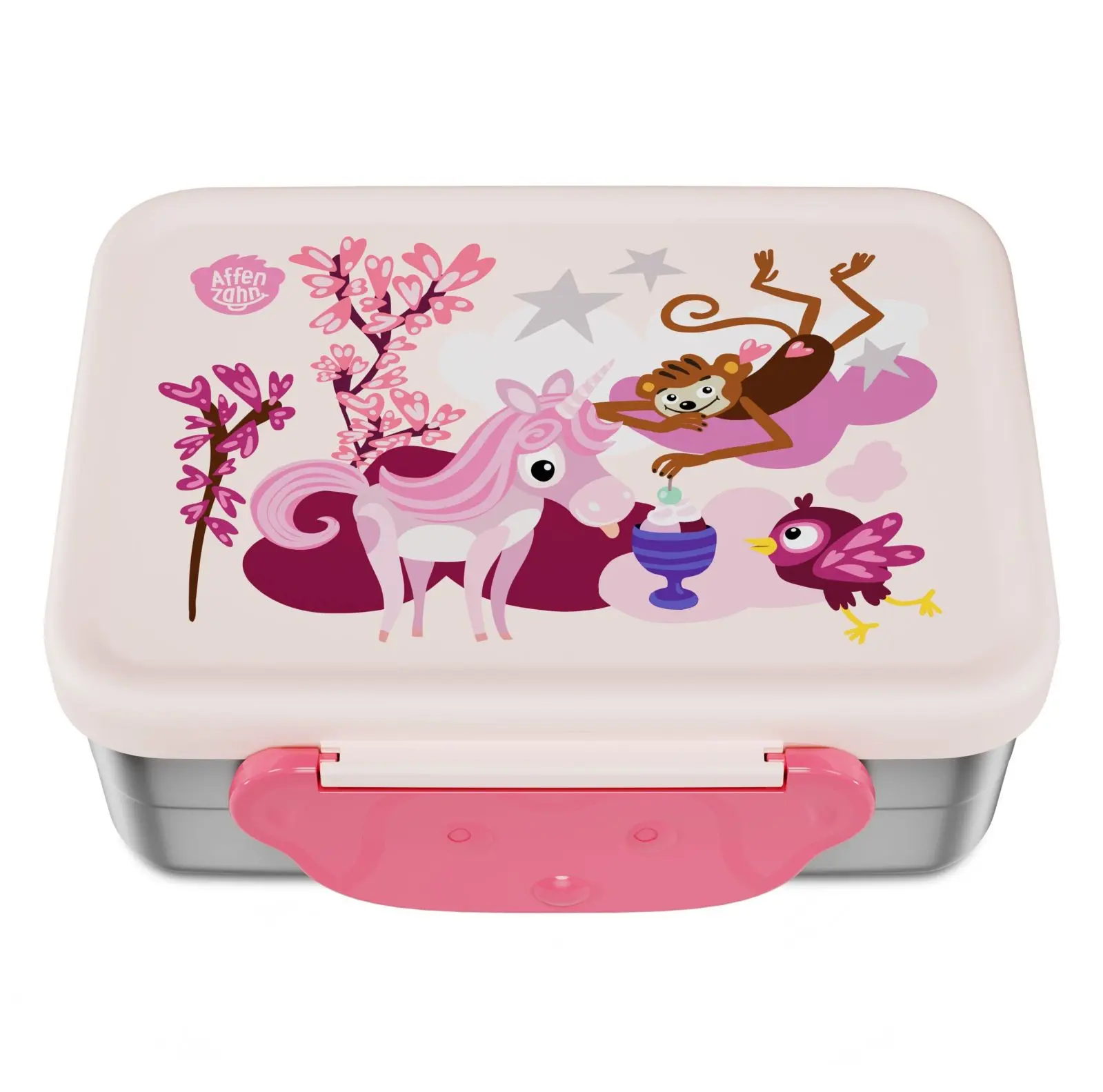 Svačinový box Affenzahn Stainless Steel Lunchbox - Fabulous fantasy world uni