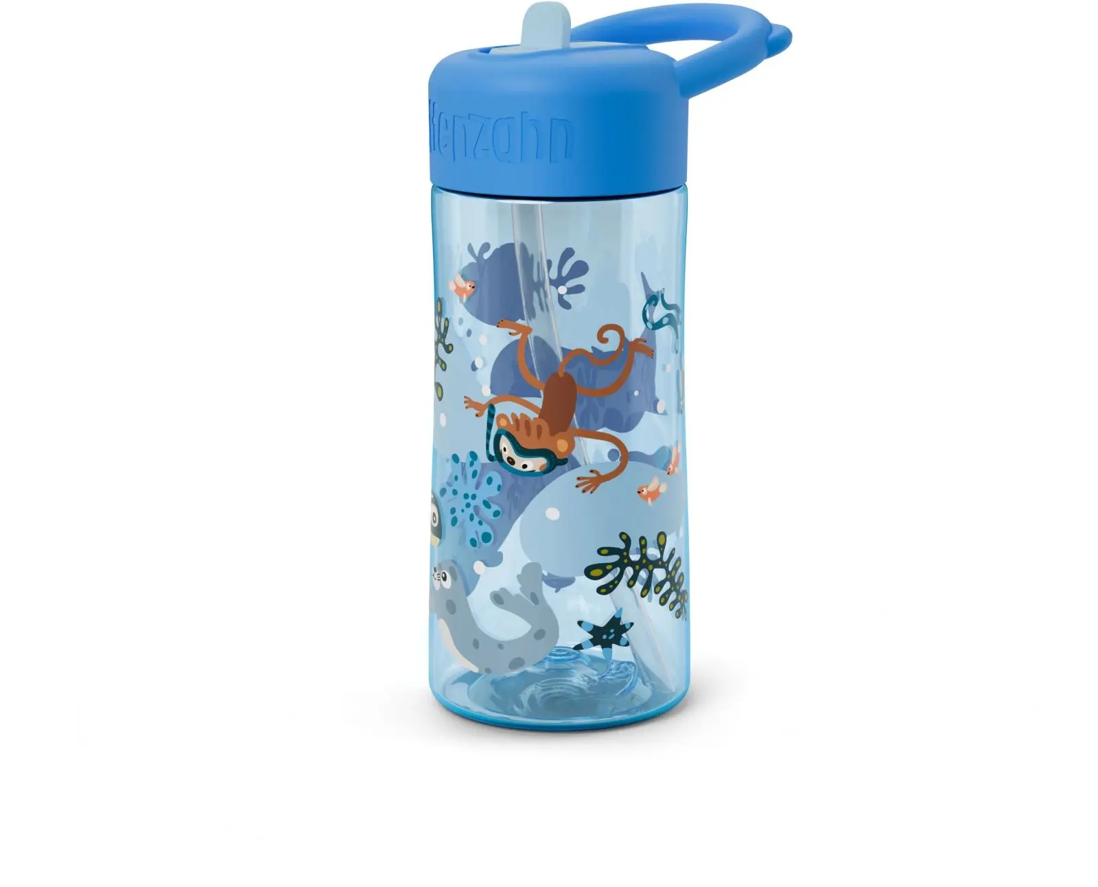 Dětská láhev Affenzahn Plastic Bottle - Unbelievable underwater world uni