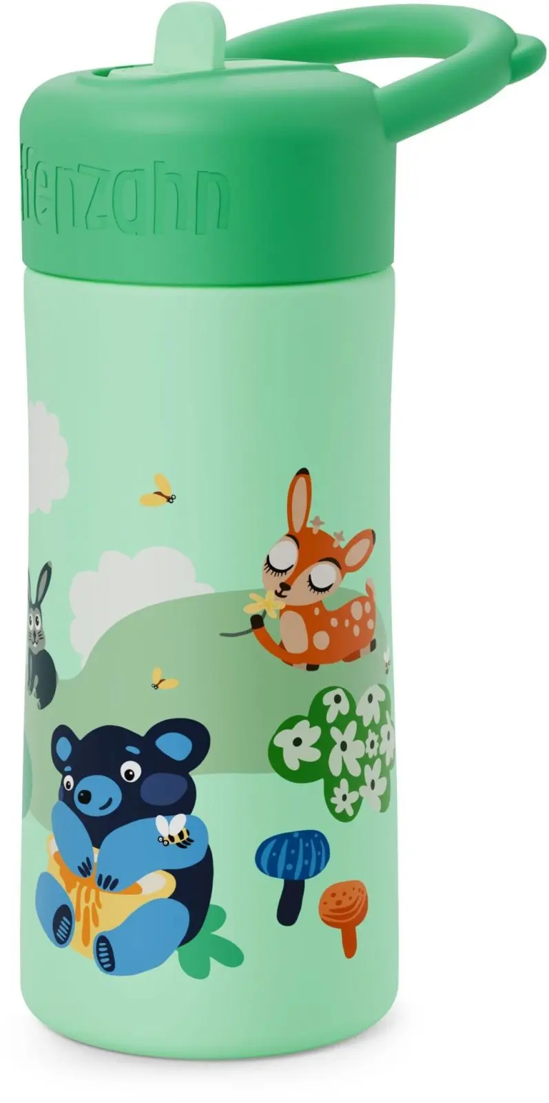 Dětská láhev Affenzahn Stainless Steel Bottle - Mighty meadow uni