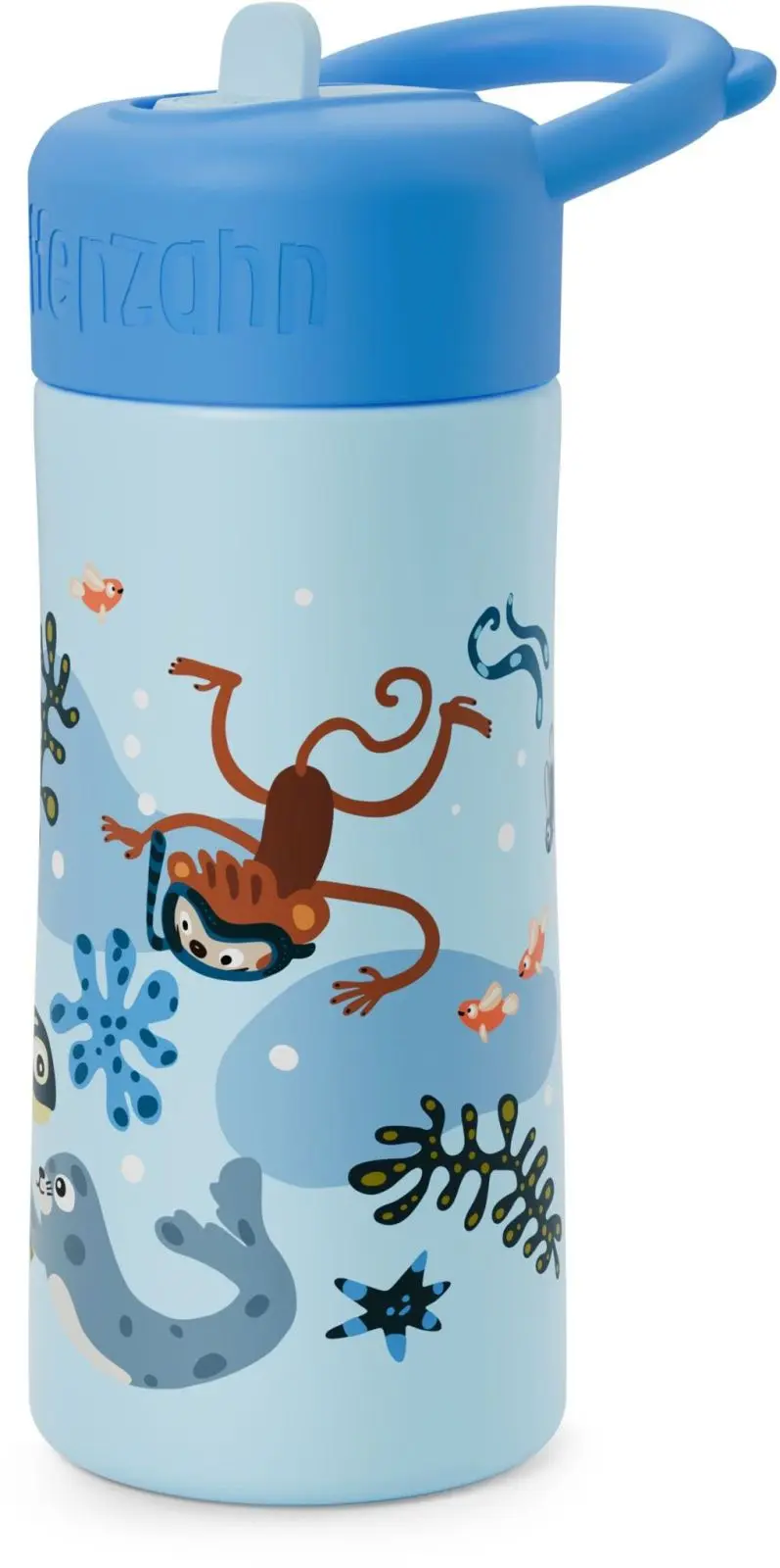 Dětská láhev Affenzahn Stainless Steel Bottle - Unbelievable underwater world uni