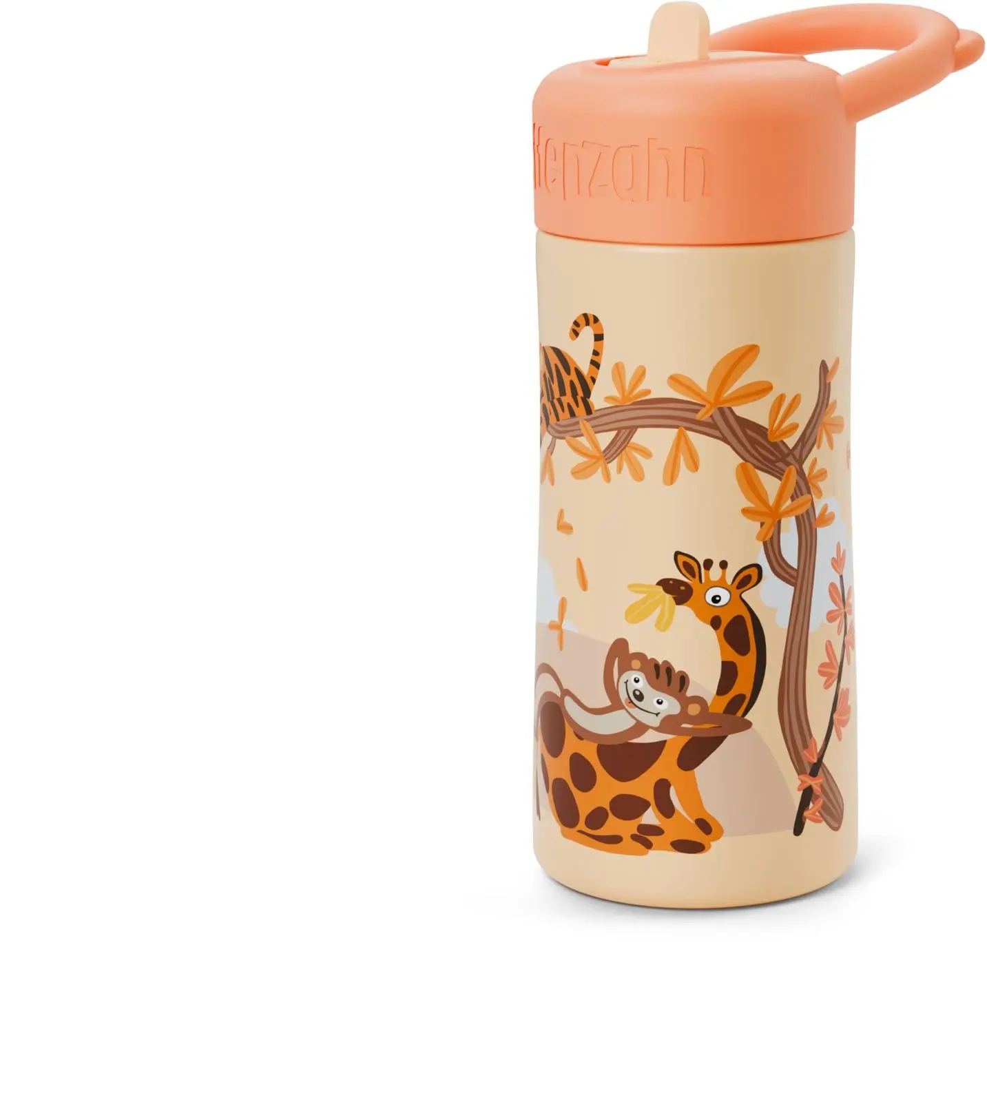 Dětská láhev Affenzahn Stainless Steel Bottle - Sunny savannah uni