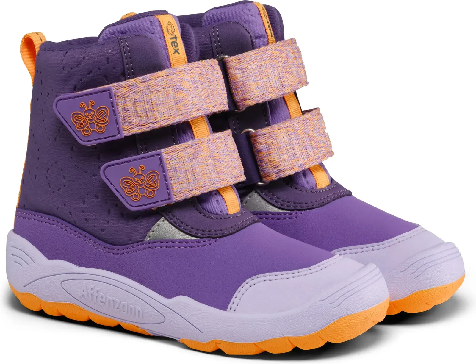 Dětské barefoot zimní boty Affenzahn Winter Boot Vegan Blizzy - Butterfly 27