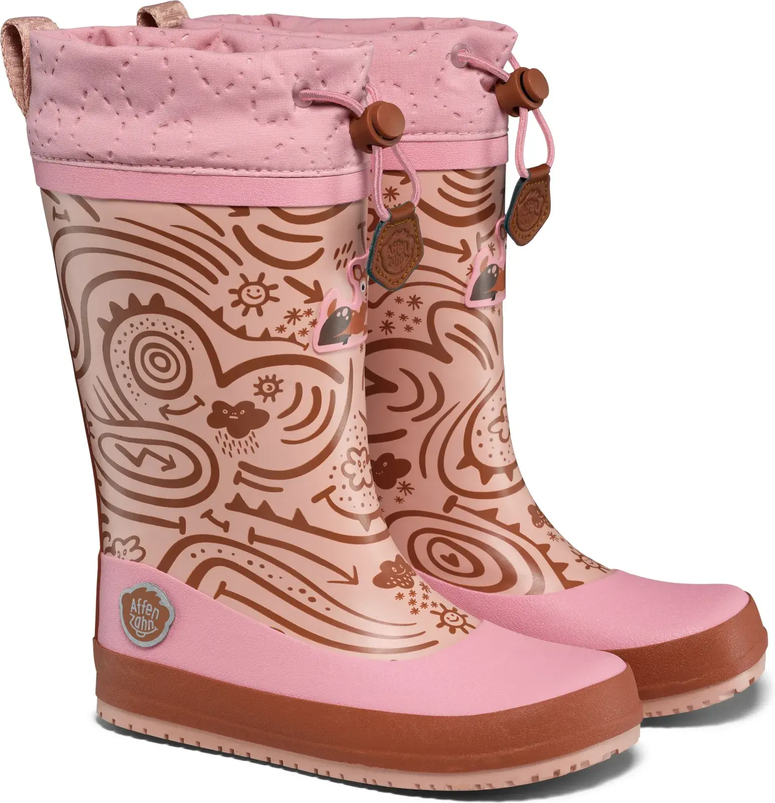 Dětské barefoot holínky Affenzahn Rainboot Vegan Puddly - Deer 34