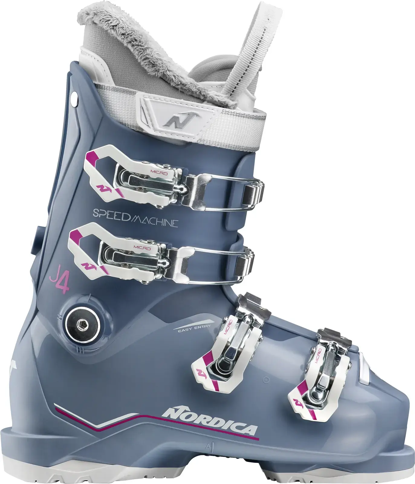 Dětské lyžařské boty Nordica Speedmachine J 4 Girl - blue/light blue/fucsia 205