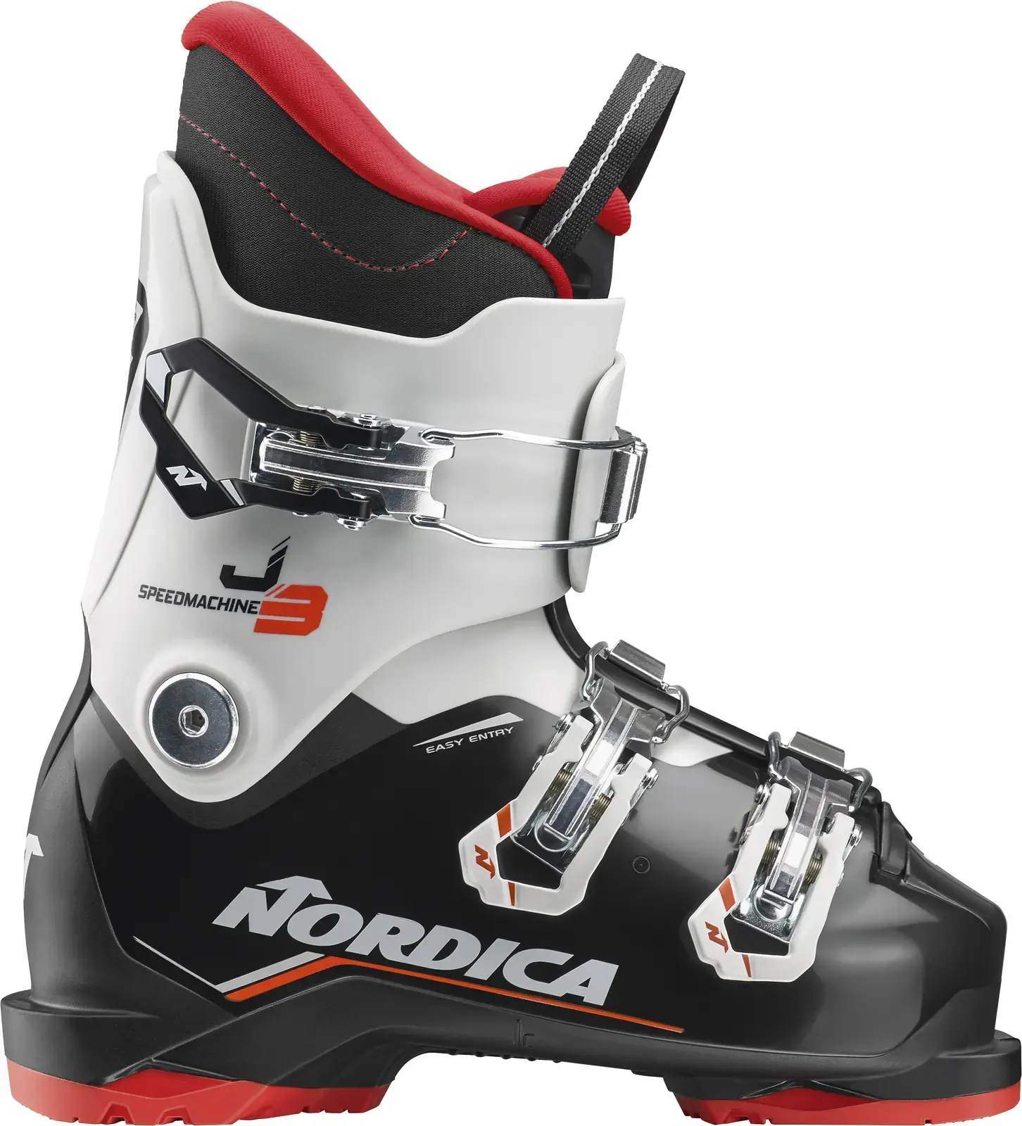 Dětské lyžařské boty Nordica Speedmachine J 3 - black/grey/red 235