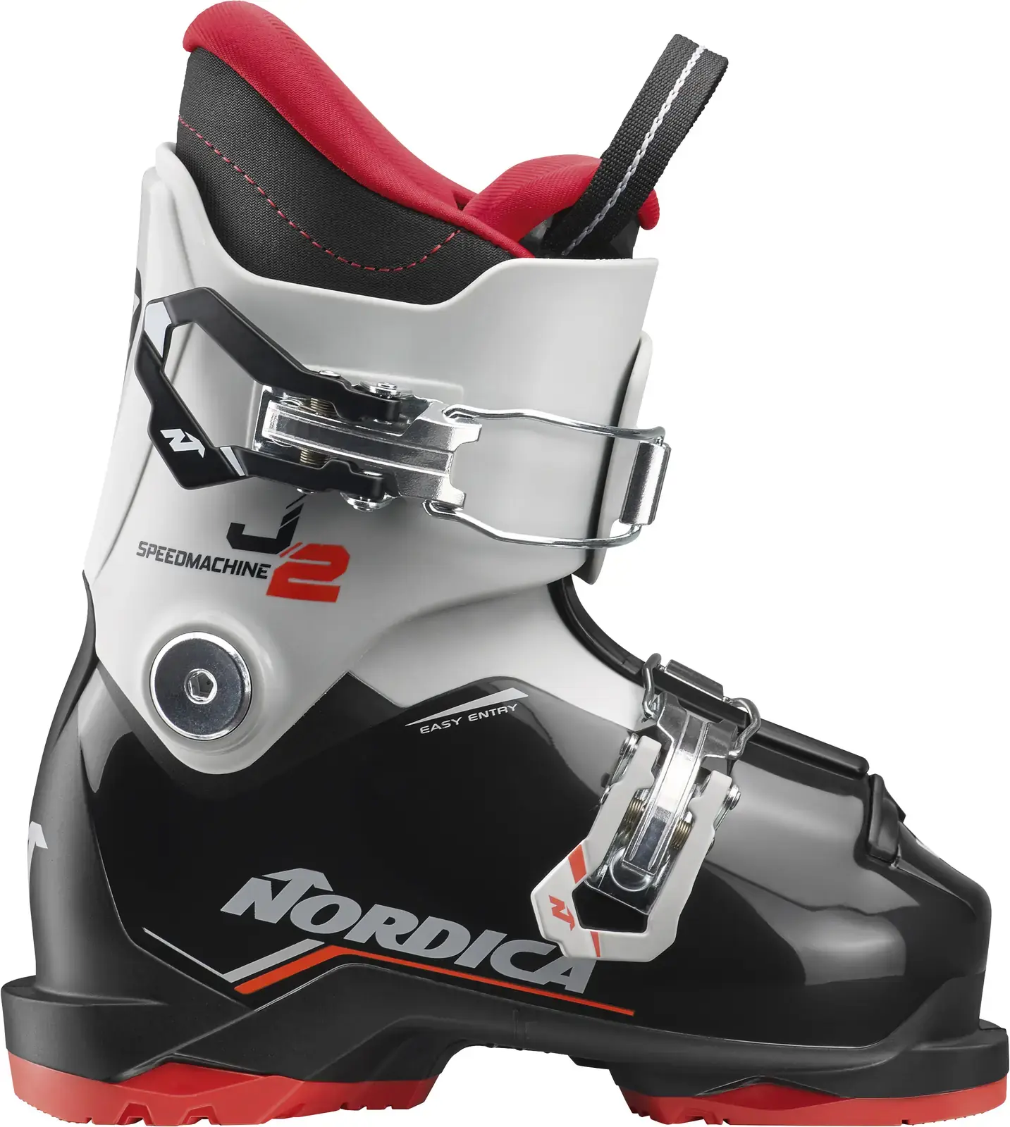 Dětské lyžařské boty Nordica Speedmachine J 2 - black/grey/red 165