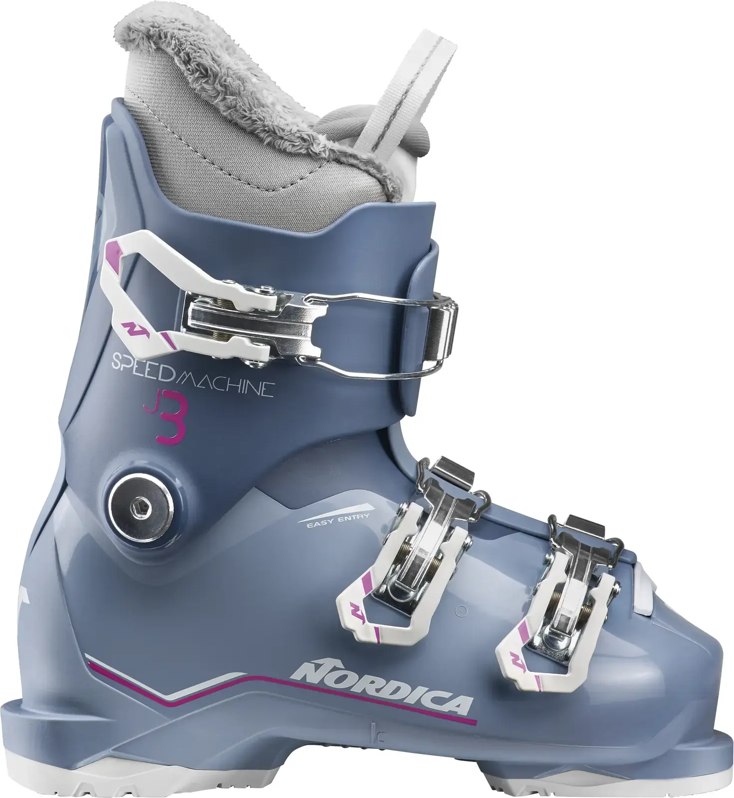 Dětské lyžařské boty Nordica Speedmachine J 3 Girl - blue/light blue/fucsia 205