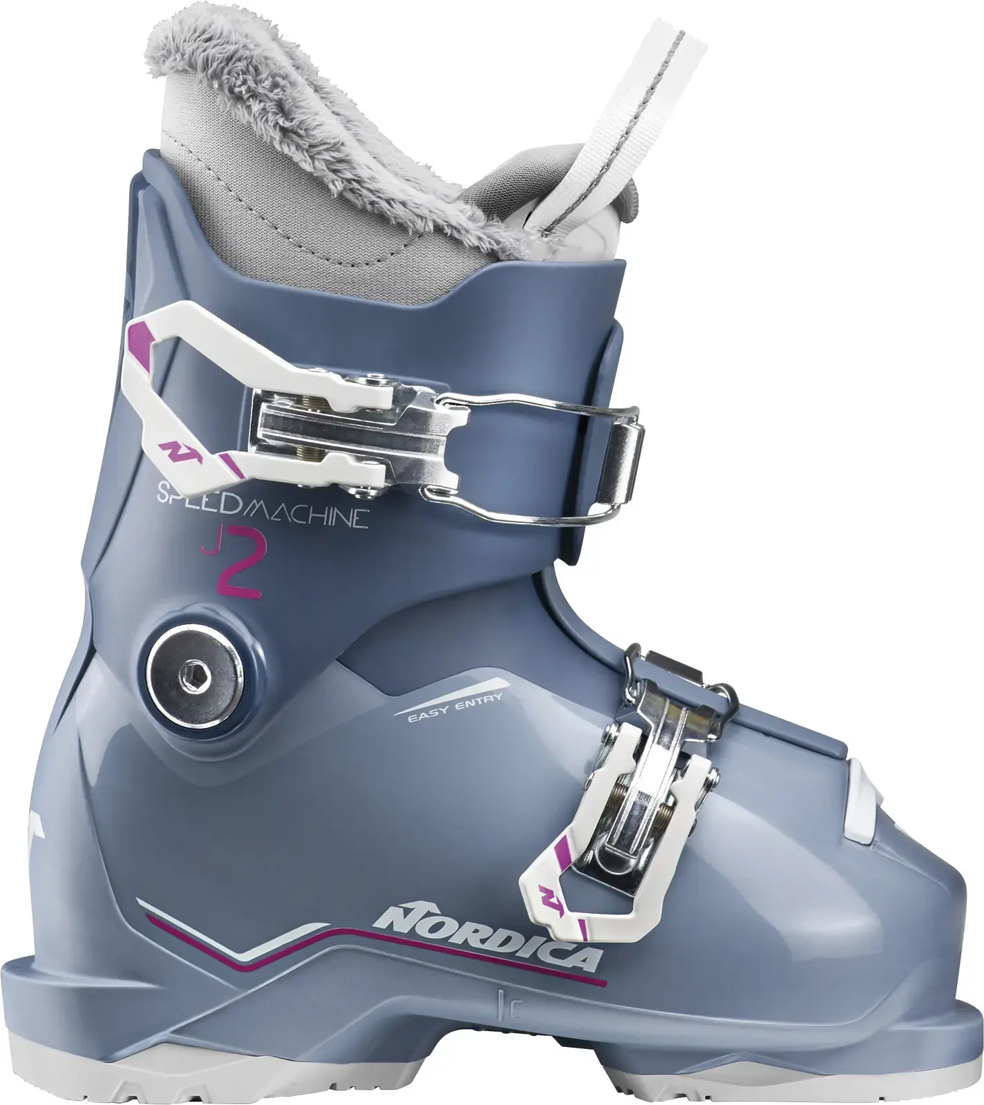 Dětské lyžařské boty Nordica Speedmachine J 2 Girl - blue/light blue/fucsia 205