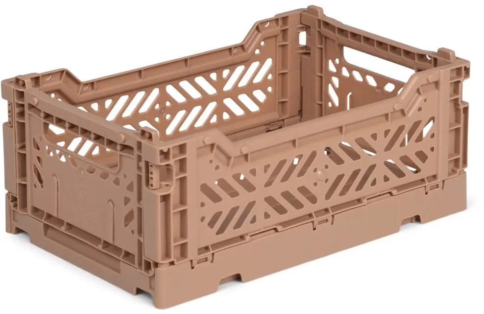 Úložný box Aykasa Mini - Warm taupe hnědá 26,6 x 17,1 x 10,5 cm