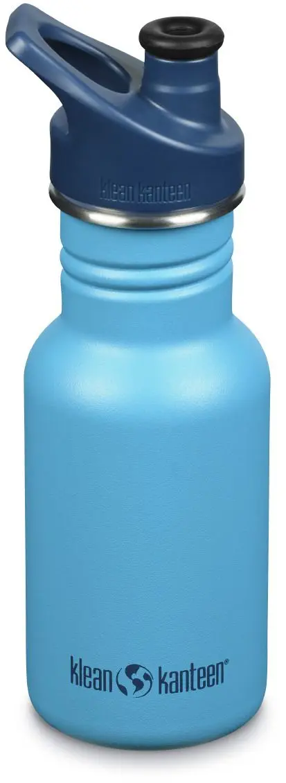 Dětská nerezová lahev Klean Kanteen Kid Classic Narrow 12oz (w/Kid Sport Cap) - Hawaiian Ocean 355 ml uni
