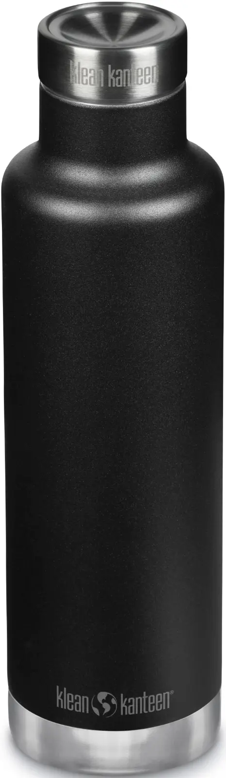 Nerezová termolahev Klean Kanteen Insulated Classic Narrow 25oz (w/Pour Through Cap) - Black 750 ml uni